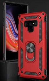 Samsung Galaxy Note 9 Kılıf Yüzüklü Magnetic Antişok Korumalı Silikon Kapak - 12