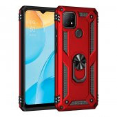 Oppo A15 Kılıf Yüzüklü Magnetic Antişok Korumalı Silikon Kapak - 2