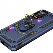 Xiaomi Mi 10T Pro 5G Kılıf Yüzüklü Magnetic Antişok Korumalı Silikon Kapak - 7
