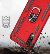 Samsung Galaxy A30S Kılıf Yüzüklü Magnetic Antişok Korumalı Silikon Kapak - 11