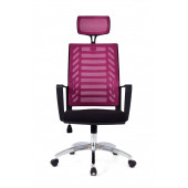 Herkese Mobilya Gardena Mor Krom Makam Koltuğu Ofis Koltuğu thumbnail 1