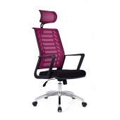 Herkese Mobilya Gardena Mor Krom Makam Koltuğu Ofis Koltuğu thumbnail 2