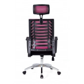 Herkese Mobilya Gardena Mor Krom Makam Koltuğu Ofis Koltuğu thumbnail 5