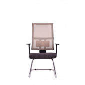 Herkese Mobilya Perla Eflatun Fileli Bekleme Koltuğu Ofis Koltuğu thumbnail 1