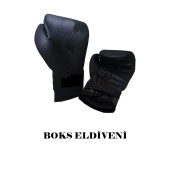 Desfabe Boxing Star 70x25 Cm Zincirli Boks Kum Torbası Siyah +Eldiveni - 2