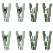 IKEA SLIBB Yeşil Mandal Seti 8 adet thumbnail 1