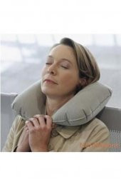 Şişme Seyahat Yastığı Boyunluk Uyku Kiti Oto Boyunluk - 1