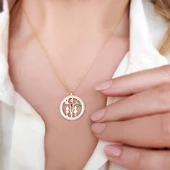 925 Ayar Gümüş Sevgililer Kolye thumbnail 1