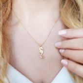 925 Ayar Gümüş Denizatı Kolye thumbnail 2