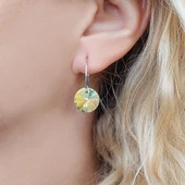 925 Ayar Gümüş Swarovski Taşlı Küpe - 2