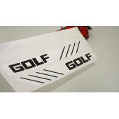 Volkswagen Golf Yan Aynalar Selefon Kaplama Sticker Seti - 2