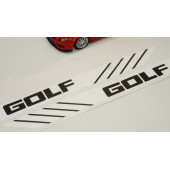 Volkswagen Golf Yan Aynalar Selefon Kaplama Sticker Seti - 4