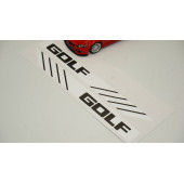 Volkswagen Golf Yan Aynalar Selefon Kaplama Sticker Seti - 5