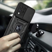 Gpack Samsung Galaxy A52S 5G Kılıf Tank Aramid Sürgülü Vega YüzüklüNano thumbnail 2