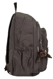 Elatae Su Geçirmez Krinkıl Kumaş Ortopedik Çok Gözlü Okul Sırt Çantası Vizon thumbnail 3