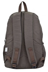 Elatae Su Geçirmez Krinkıl Kumaş Ortopedik Çok Gözlü Okul Sırt Çantası Vizon thumbnail 4