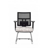 Herkese Mobilya Riva Gri Bekleme Koltuğu Ofis Koltuğu - 1