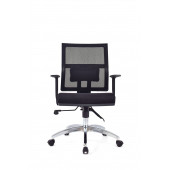 Herkese Mobilya Riva Siyah Krom Çalışma Koltuğu Ofis Koltuğu - 1