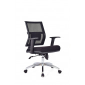 Herkese Mobilya Riva Siyah Krom Çalışma Koltuğu Ofis Koltuğu - 2