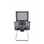 Herkese Mobilya Perla Siyah Fileli Çalışma Koltuğu Ofis Koltuğu - 5