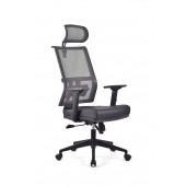 Herkese Mobilya Perla Siyah Fileli - Deri Pls Makam Koltuğu Ofis Koltuğu - 2