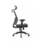 Herkese Mobilya Perla Siyah Fileli - Deri Pls Makam Koltuğu Ofis Koltuğu - 3