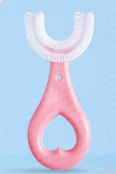 Silikon Bebek Diş Fırçası | Bebek Diş Fırçalama Kaşıma Aparatı 2-6 Yaş | 9 cm - 1
