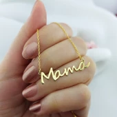 925 Ayar Gümüş İsim Kolye thumbnail 4