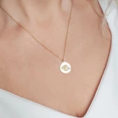 Vaoov 925 Ayar Gümüş Balık Burcu Kolye thumbnail 3