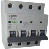 4X63A C/3KA W OTOMATİK SİGORTA (3LÜ) SİGMA - 1