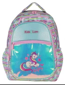 Kaukko Kids&Love Unicorn Aynalı Simli İlkokul Sırt Çantası thumbnail 1