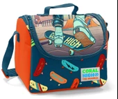 Coral High Kaykay Baskılı Okul Çantası ve Beslenme Çantası Seti - Erkek Çocuk - USB Soketli thumbnail 3