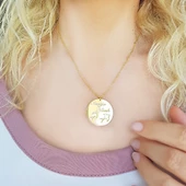 Vaoov 925 Ayar Gümüş Kişiye Özel Kırlangıç İsimli Plaka Kolye thumbnail 3