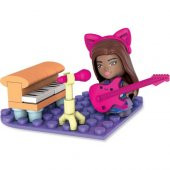 Mega Bloks Mega Barbie Mini Figürler Serisi GWR21 - Müzisyen - 1