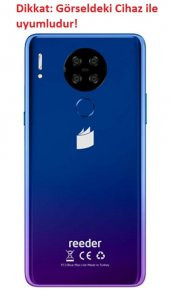 Reeder P13 Blue Max Lite Kılıf Esnek Mat Biye Silikon Kapak - 12