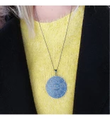 Vaoov 925 Ayar Gümüş Doğum Haritası Astroloji Kolye - 5