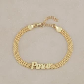 Zincir Örme Retro Bileklik thumbnail 10