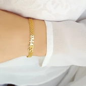 Zincir Örme Retro Bileklik thumbnail 8