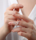 Vaoov 925 Ayar Gümüş Melek Kanatlı Kılıç Kolye thumbnail 5