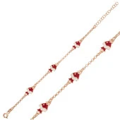 Gümüş Rose Balık Figürlü Çocuk Bilekliği - 4