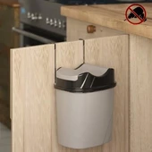 Geseus Mutfak Dolap İçi Askılı Geçmeli Pratik Kapak Çöp Kovası 5,5 LT-SF007 - 3