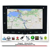 Peugeot Partner Android Multimedya Sistemi 7 İnç (2008-2019) 2 GB Ram 16 GB Hafıza 4 Çekirdek Navigatör - 5