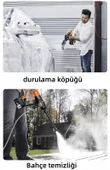 Kraft Hart Çift Akülü Şarjlı Yüksek Basınçlı Oto Araba Bahçe Yıkama Sulama ve Temizleme Tabancası Makinesi - 2