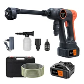 Kraft Hart Çift Akülü Şarjlı Yüksek Basınçlı Oto Araba Bahçe Yıkama Sulama ve Temizleme Tabancası Makinesi thumbnail 1