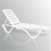 Ayarlı 188 cm Deniz Plaj Sahil Kumsal Bahçe Balkon Yazlık Havuz Villa Şezlongu Yatağı Şezlong Yatak - 2