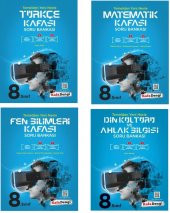 Kafadengi 8. Sınıf Lgs Matematik + Türkçe + Fen + Din Kafası Soru Seti 4 Kitap 2023 - 1