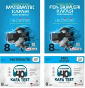 Kafadengi 2024 8. Sınıf Lgs Matematik Fen Bilimleri Kafa Soru + Test Seti 4 Kitap - 1