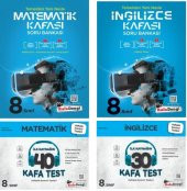 Kafadengi 8. Sınıf Lgs Matematik + İngilizce Kafa Soru + Test Seti 4 Kitap 2023 - 1