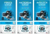 Kafadengi 2024 8. Sınıf Lgs Fen + Türkçe + İngilizce Kafa Soru + Test Seti 6 Kitap - 1