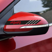 4X4 Off Road Arazi Aracı Yan Aynalar Selefon Kaplama Sticker Seti - 1